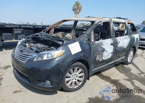 2017 Toyota Sienna Limited Premium 7 Passenger z USA, uszkodzony, nr VIN 5TDDZ3DC6HS160678